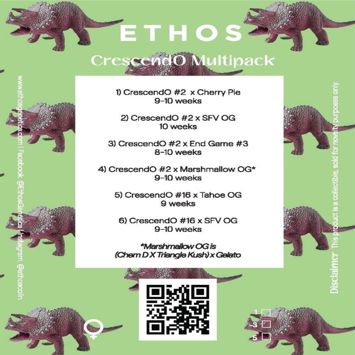Crescendo Multipack_ ETHOS GENETICS_semenacannabis_cz